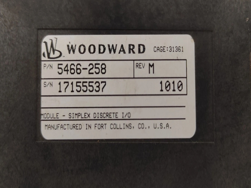 Woodward 5466-258 Woodward 5466-258